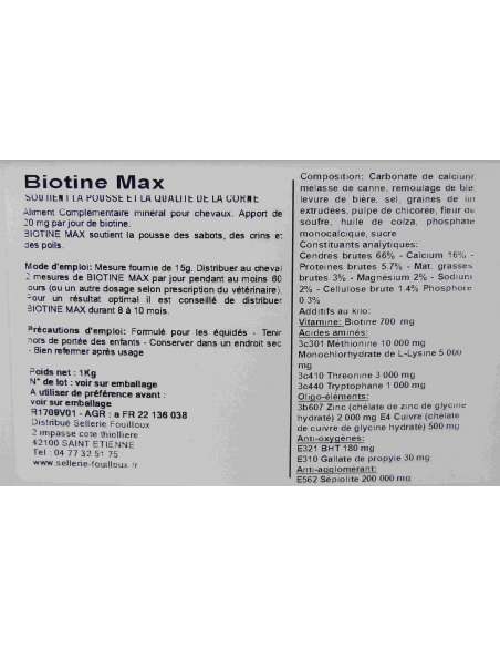 Biotine Max Equi-soins